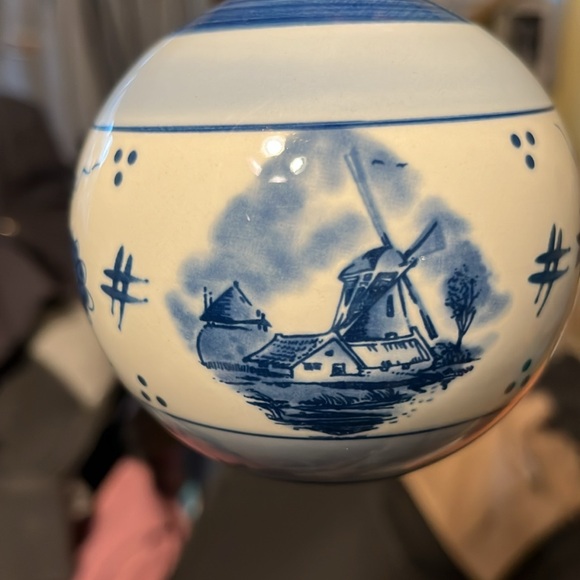 Delft ornament blue and white ornament from Holland ceramic mint condition - Picture 2 of 14
